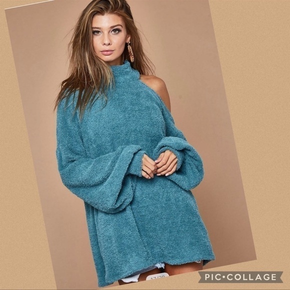 SALE!! Mustard.. Mustard One Shoulder Sweatet - Picture 5 of 6